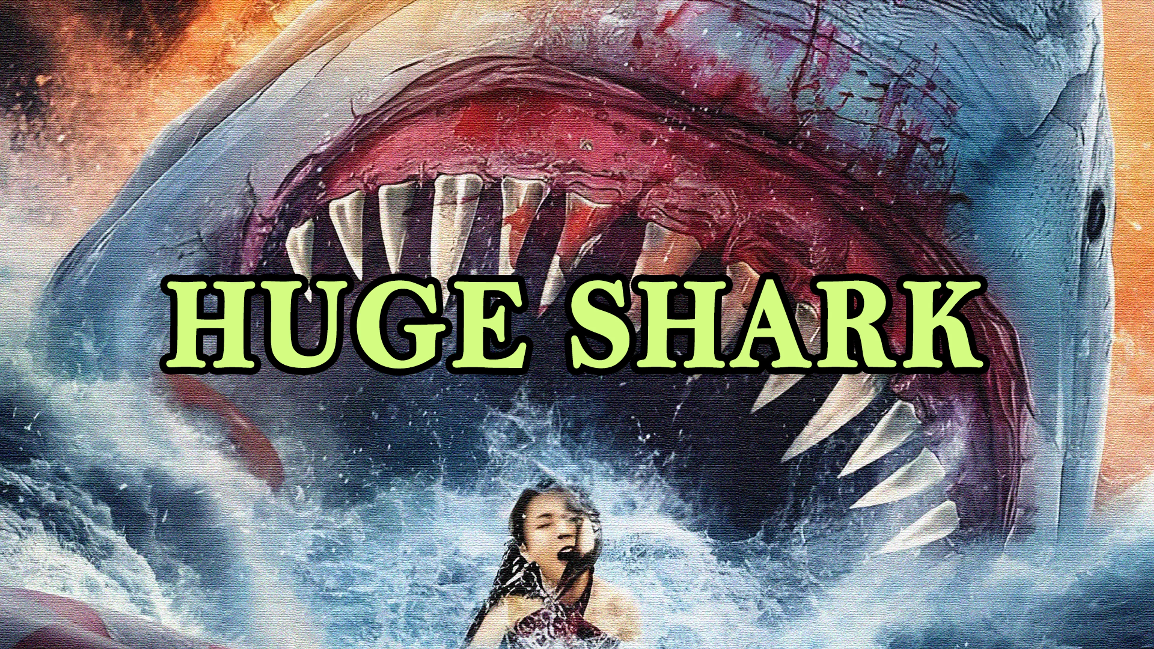 Huge Shark poster